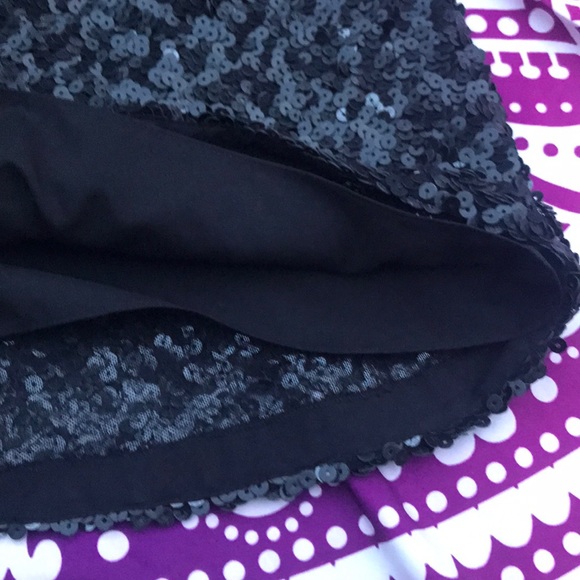 NWT ✨ Rachel Zoe Black Sequin Open Back Mini Dress - Picture 7 of 7